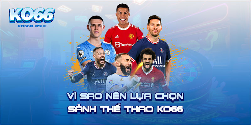 Vì sao nên lựa chọn sảnh thể thao KO66